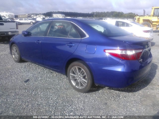 4T1BF1FKXGU508514 - 2016 TOYOTA CAMRY LE/XLE/SE/XSE PURPLE photo 3