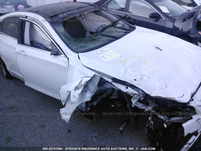 KMHGN4JE8FU057206 - 2015 HYUNDAI GENESIS 3.8L WHITE photo 6