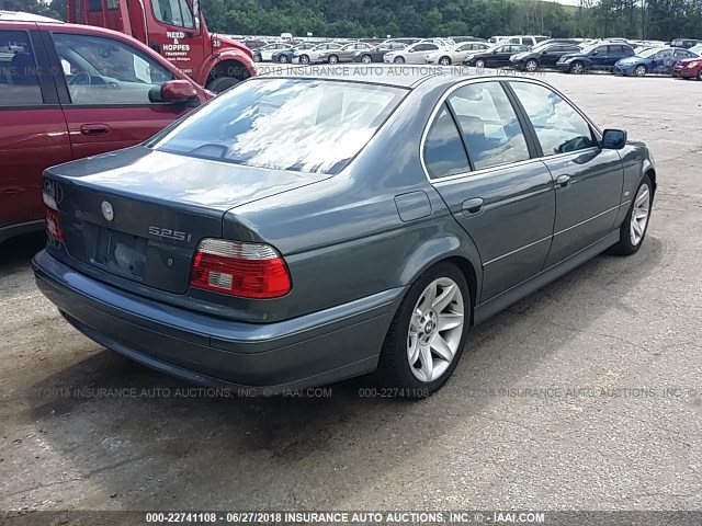 WBADT43473G034198 - 2003 BMW 525 I AUTOMATIC GRAY photo 4