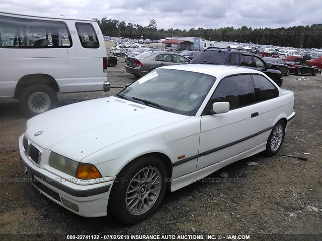 WBABF7327WEH40315 - 1998 BMW 323 IS WHITE photo 2