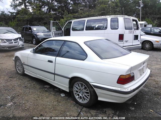 WBABF7327WEH40315 - 1998 BMW 323 IS WHITE photo 3