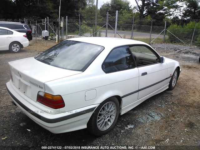 WBABF7327WEH40315 - 1998 BMW 323 IS WHITE photo 4