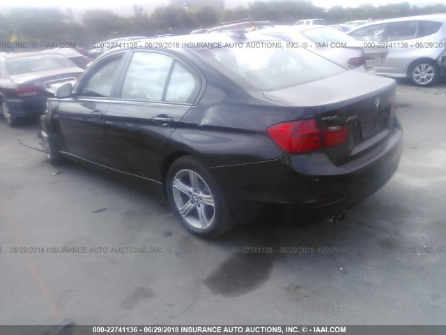 WBA3B3C56EJ982650 - 2014 BMW 328 XI BLACK photo 3