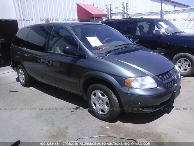 1D4GP24333B182363 - 2003 DODGE GRAND CARAVAN SE GRAY photo 1