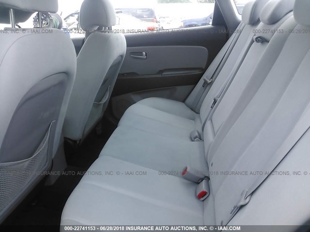 KMHDU46D79U640263 - 2009 HYUNDAI ELANTRA GLS/SE Pewter photo 8