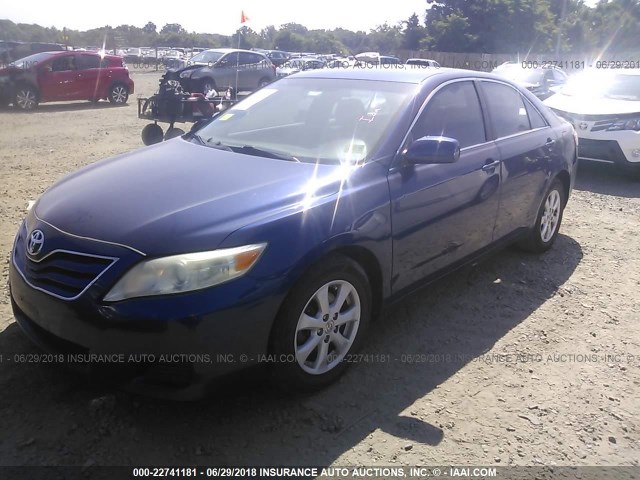 4T1BF3EK7BU672518 - 2011 TOYOTA CAMRY SE/LE/XLE ლურჯი ფოტო 2