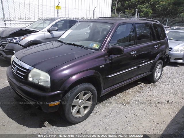 JS3TX92VX14104805 - 2001 SUZUKI GRAND VITARA XL7 TOURING/XL7 LIMITED MAROON photo 2