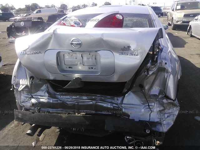 1N4BA41E04C899900 - 2004 NISSAN MAXIMA SE/SL SILVER photo 6