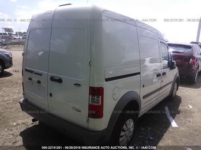NM0LS7ANXDT163685 - 2013 FORD TRANSIT CONNECT XL WHITE photo 4
