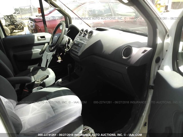 NM0LS7ANXDT163685 - 2013 FORD TRANSIT CONNECT XL WHITE photo 5