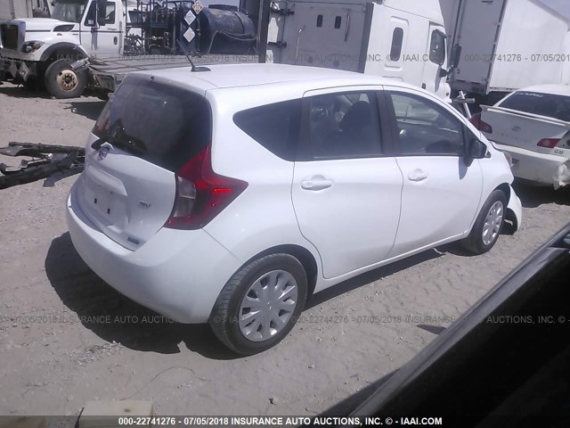 3N1CE2CP6GL390170 - 2016 NISSAN VERSA NOTE S/S PLUS/SV/SL/SR WHITE photo 4