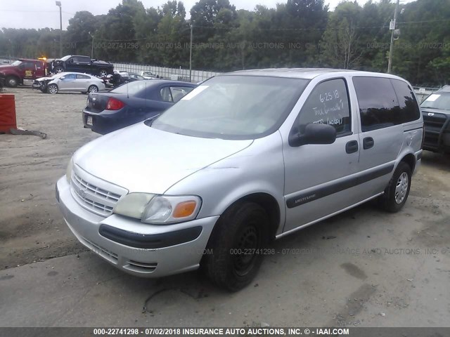 1GNDU23E53D224278 - 2003 CHEVROLET VENTURE ECONOMY SILVER photo 2