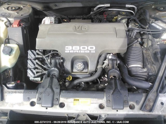 2G4WB52K5V1452128 - 1997 BUICK REGAL LS SILVER photo 10