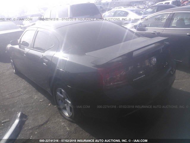 2B3KA43G87H878269 - 2007 DODGE CHARGER SE/SXT BLACK photo 3