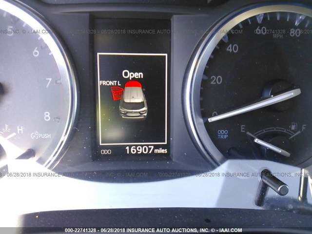 5TDJKRFH2GS356408 - 2016 TOYOTA HIGHLANDER XLE ბურგუნდია ფოტო 7