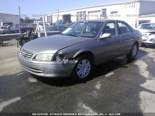 4T1BG22K9YU665431 - 2000 TOYOTA CAMRY CE/LE/XLE 锡色 照片 2