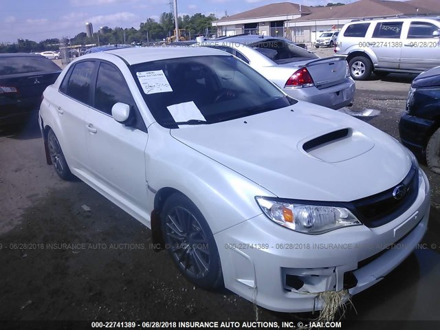 JF1GV7E69DG002208 - 2013 SUBARU IMPREZA WRX WHITE photo 1