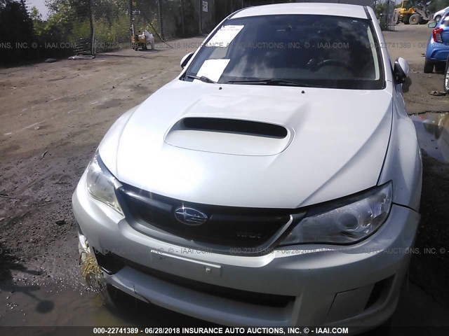 JF1GV7E69DG002208 - 2013 SUBARU IMPREZA WRX WHITE photo 6