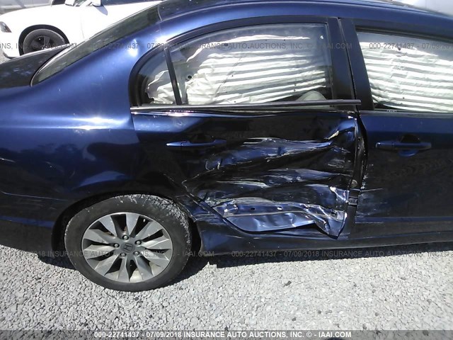2HGFA1F93BH538601 - 2011 HONDA CIVIC EXL 蓝色 照片 6