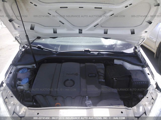 WVWDB7AJ9DW118918 - 2013 VOLKSWAGEN GOLF WHITE photo 10