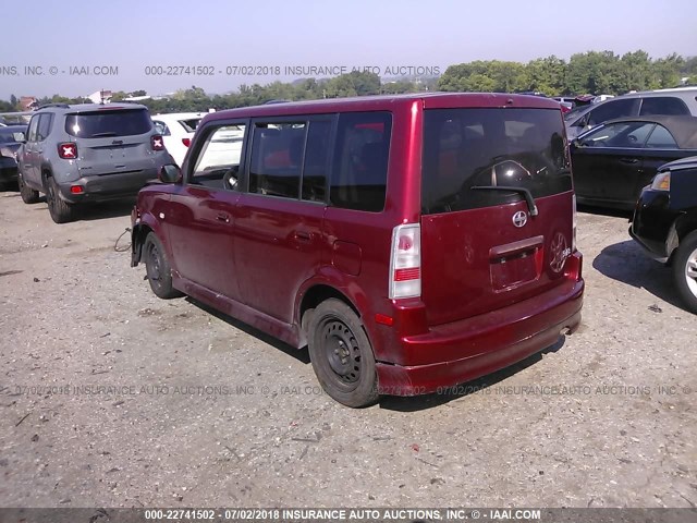 JTLKT324464095007 - 2006 TOYOTA SCION XB მუქწითელი ფოტო 3