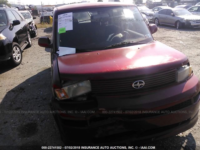 JTLKT324464095007 - 2006 TOYOTA SCION XB მუქწითელი ფოტო 6