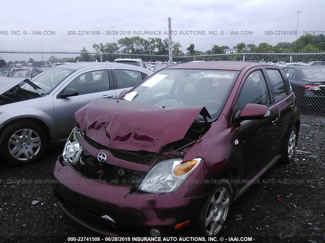 JTKKT624360142203 - 2006 TOYOTA SCION XA BURGUNDY photo 2