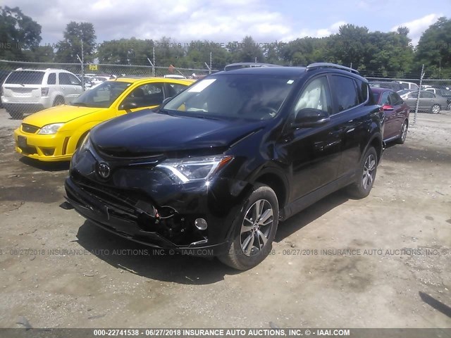 2T3RFREV5JW724133 - 2018 TOYOTA RAV4 ADVENTURE/XLE 黑色 照片 2
