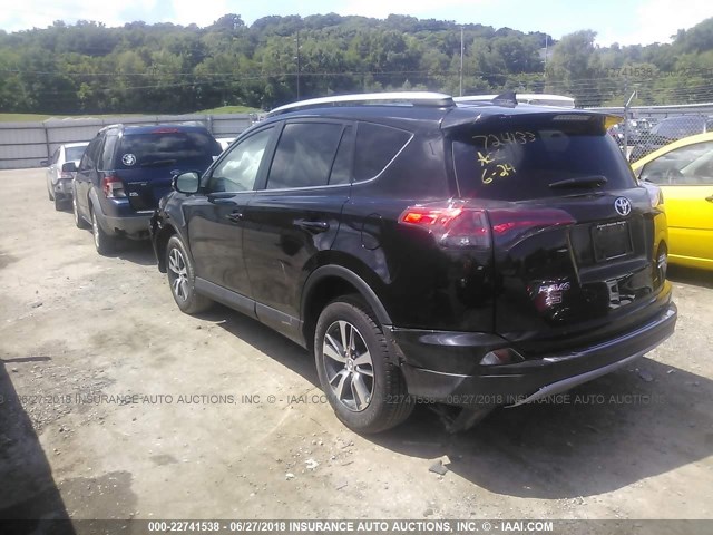 2T3RFREV5JW724133 - 2018 TOYOTA RAV4 ADVENTURE/XLE 黑色 照片 3