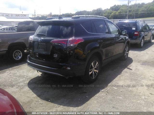 2T3RFREV5JW724133 - 2018 TOYOTA RAV4 ADVENTURE/XLE 黑色 照片 4