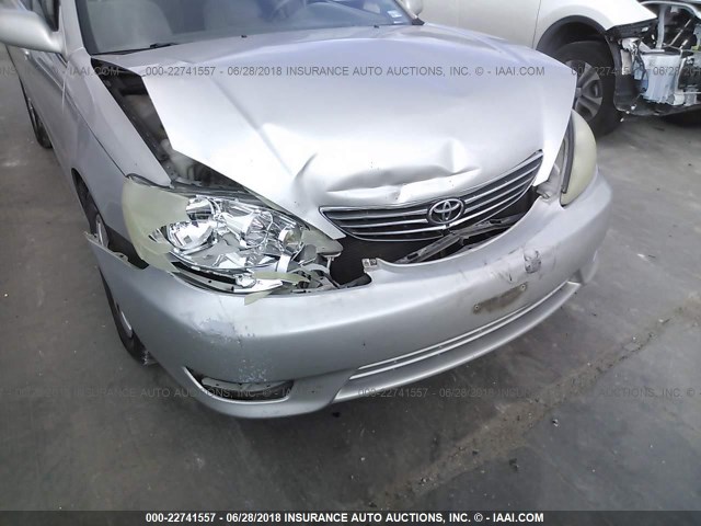 4T1BE32K15U054705 - 2005 TOYOTA CAMRY LE/XLE/SE 银色 照片 6