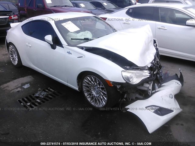JF1ZNAA10D2713468 - 2013 TOYOTA SCION FR-S WHITE photo 1