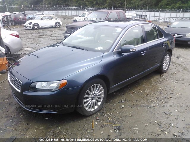 YV1AS982371041875 - 2007 VOLVO S80 3.2 BLUE photo 2