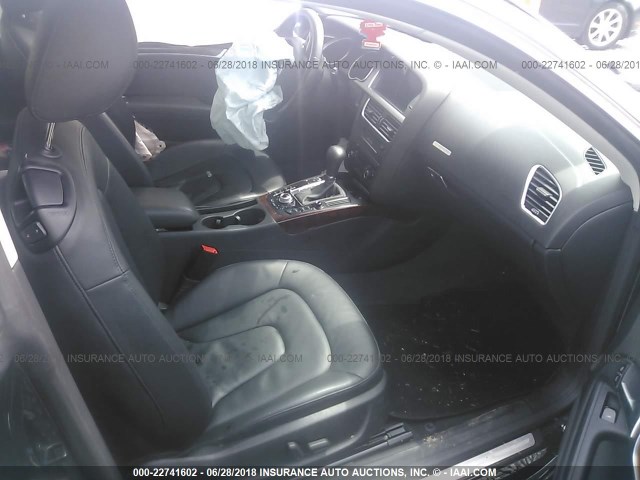 WAULFAFR3BA031647 - 2011 AUDI A5 PREMIUM PLUS BLACK photo 5