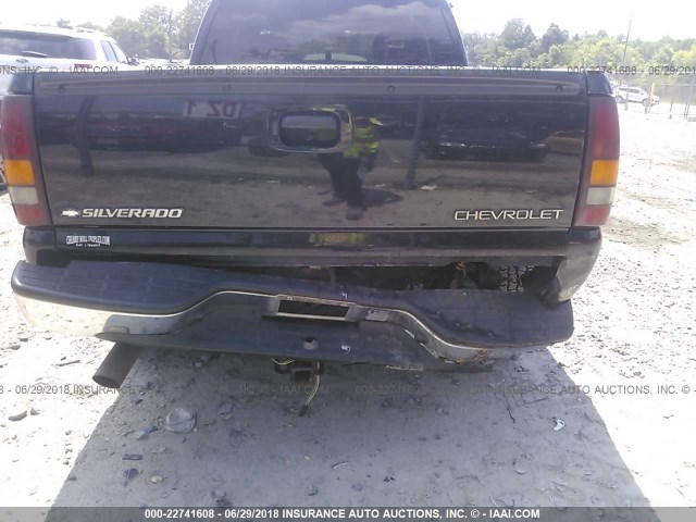 2GCEC19V521126086 - 2002 CHEVROLET SILVERADO C1500 BLACK photo 6