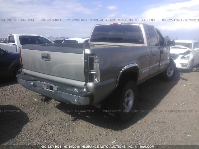 2GTEK19T6Y1314934 - 2000 GMC NEW SIERRA K1500 GRAY photo 4