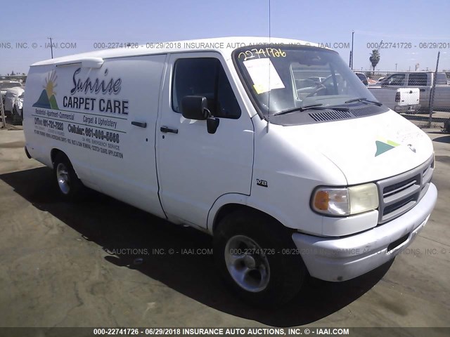 2B7HB21Z0SK507570 - 1995 DODGE RAM VAN B2500 WHITE photo 1