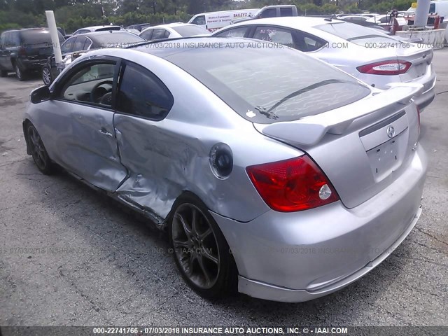 JTKDE177X60102418 - 2006 TOYOTA SCION TC 银色 照片 3