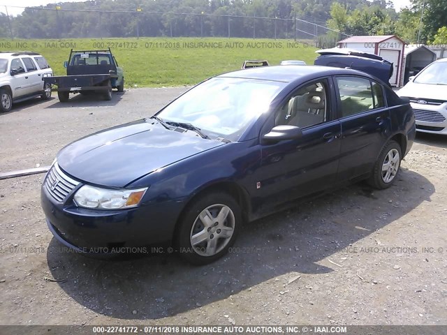 1G8AJ55F97Z179702 - 2007 SATURN ION LEVEL 2 BLUE photo 2