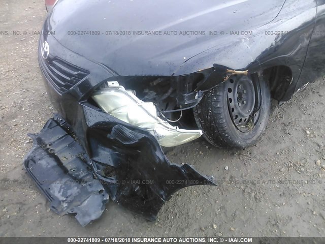 4T1BE46K87U089972 - 2007 TOYOTA CAMRY NEW GENERAT CE/LE/XLE/SE BLACK photo 6