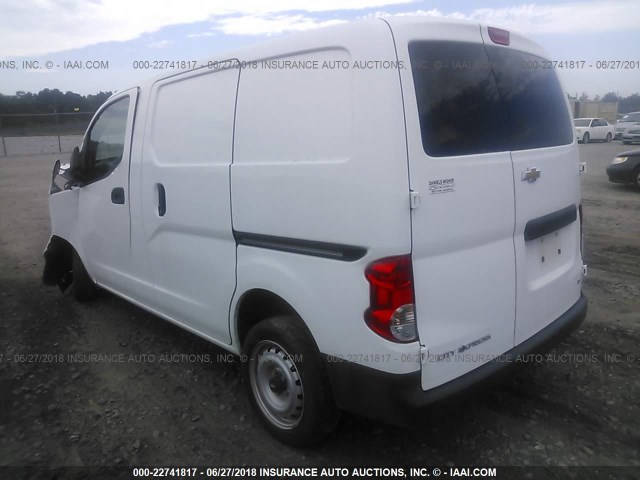 3N63M0YN5FK694720 - 2015 CHEVROLET CITY EXPRESS LS WHITE photo 3