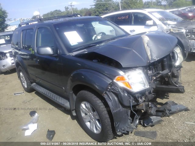 5N1AR18W85C783269 - 2005 NISSAN PATHFINDER LE/SE/XE GRAY photo 1