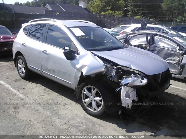 JN8AS5MT3BW150141 - 2011 NISSAN ROGUE S/SV/KROM SILVER photo 1