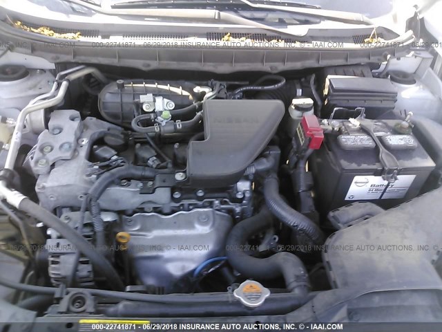 JN8AS5MT3BW150141 - 2011 NISSAN ROGUE S/SV/KROM SILVER photo 10