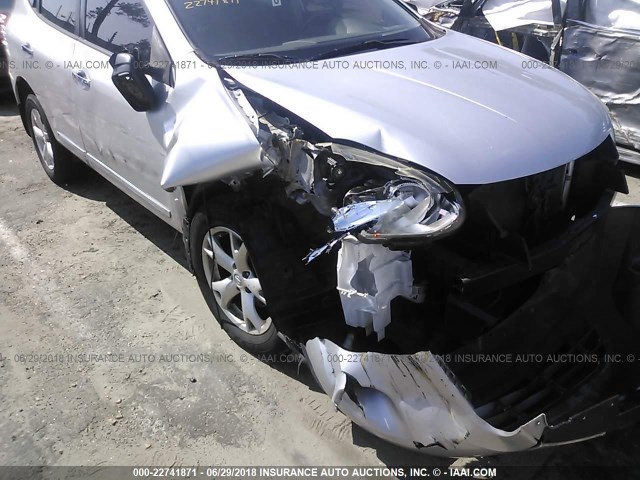 JN8AS5MT3BW150141 - 2011 NISSAN ROGUE S/SV/KROM SILVER photo 6