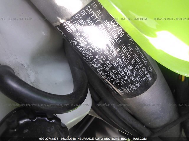 JKAEXEC129DA32700 - 2009 KAWASAKI EX650 C 绿色 照片 10