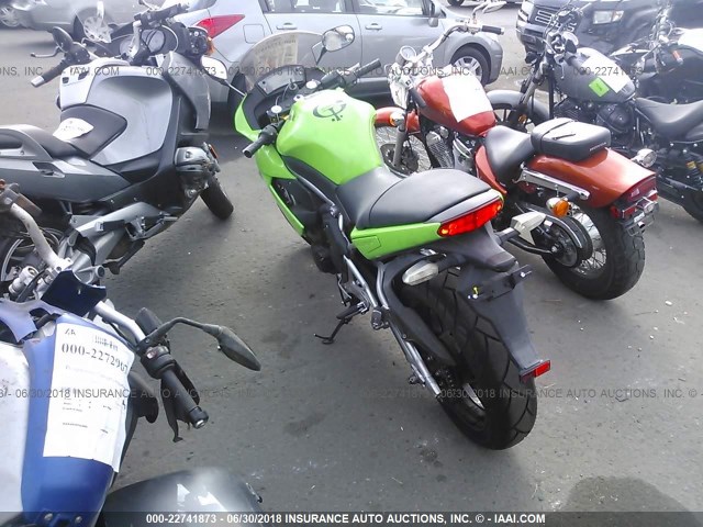 JKAEXEC129DA32700 - 2009 KAWASAKI EX650 C 绿色 照片 3