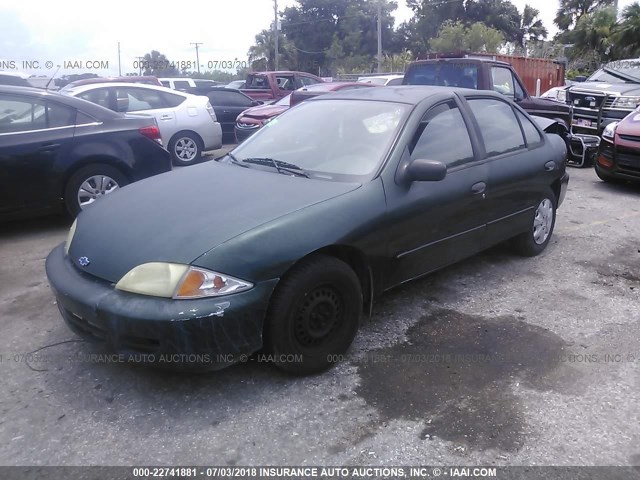 1G1JC524327443268 - 2002 CHEVROLET CAVALIER CNG GREEN photo 2