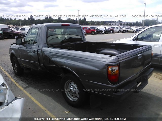 4F4YR12D36PM01290 - 2006 MAZDA B2300 GRAY photo 3