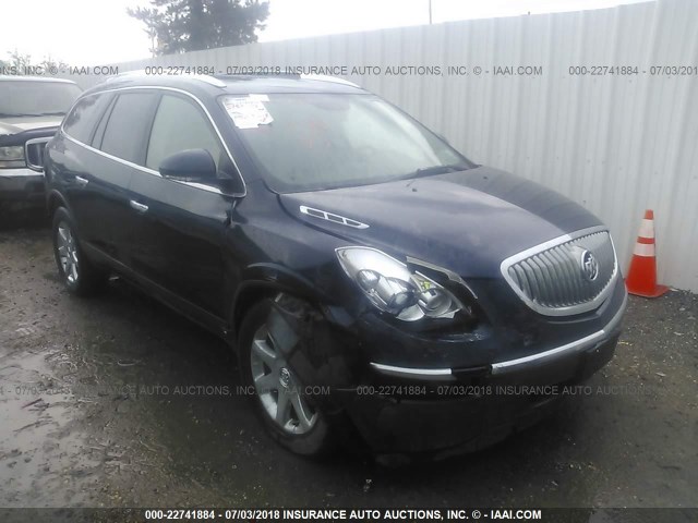 5GAER23D89J157550 - 2009 BUICK ENCLAVE CXL Dark Blue photo 1